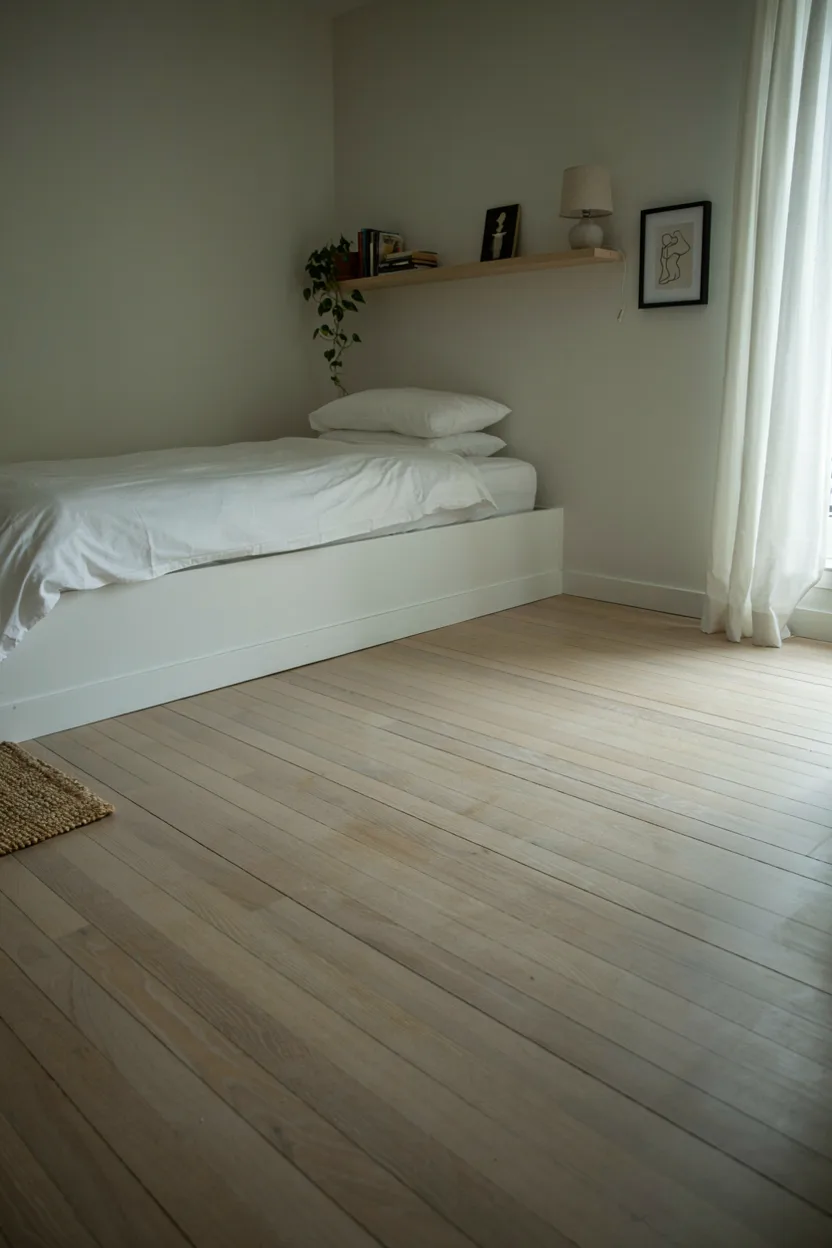 Bed Against the Corner Layout