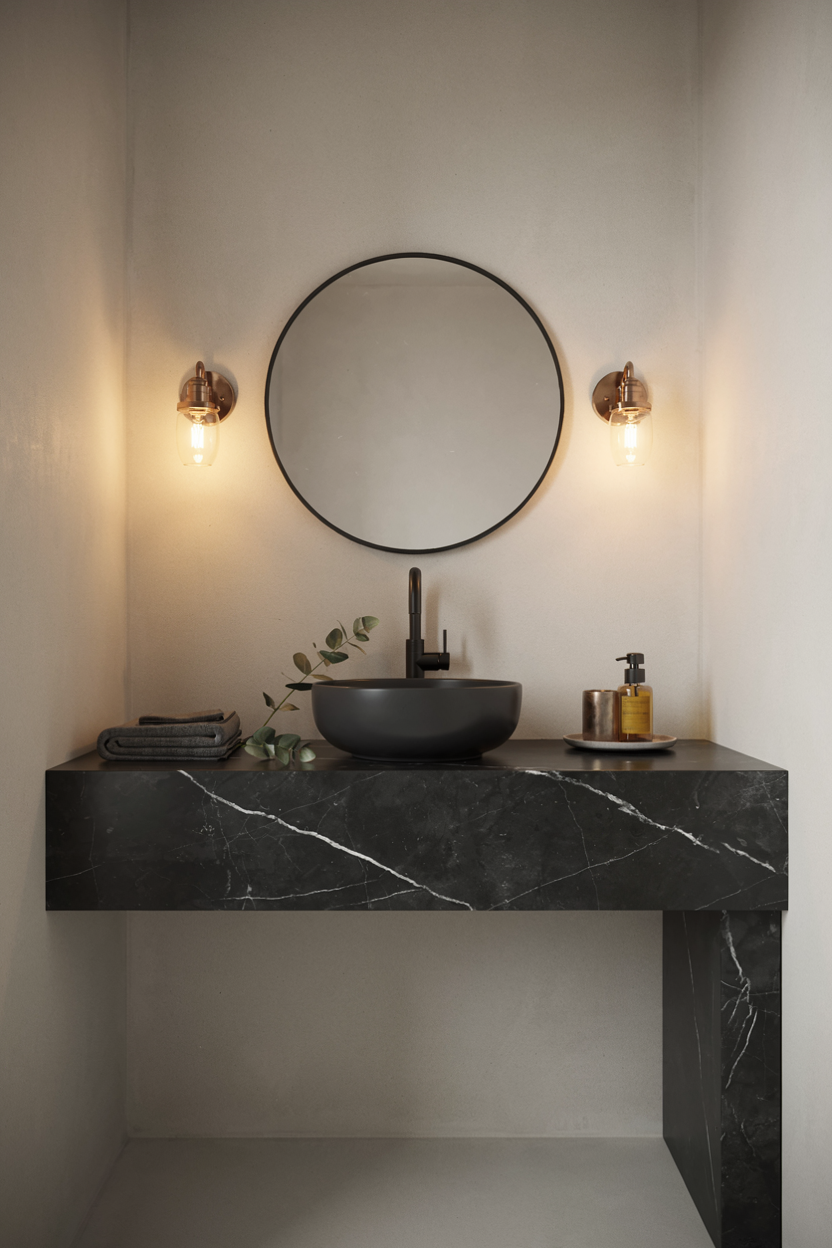 Black Marble Vanity Statement