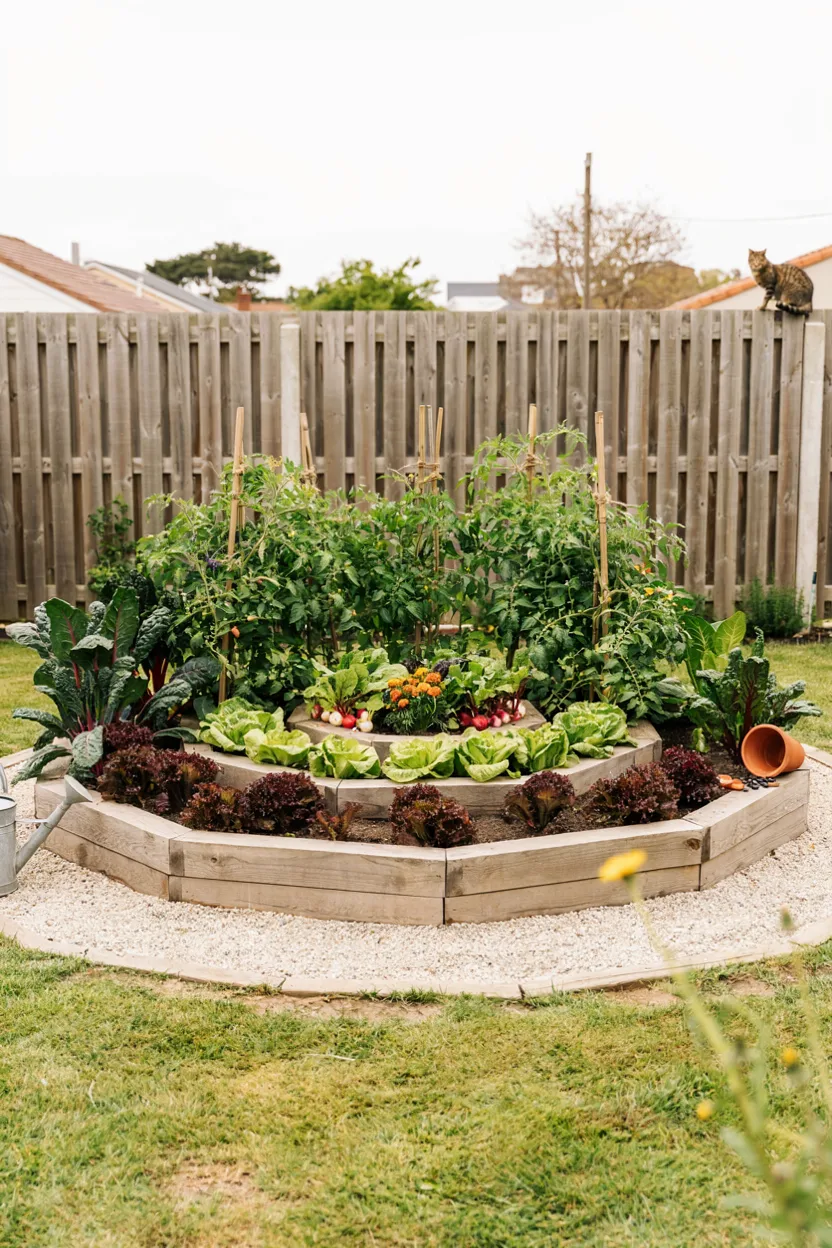 Circular Raised Bed Design