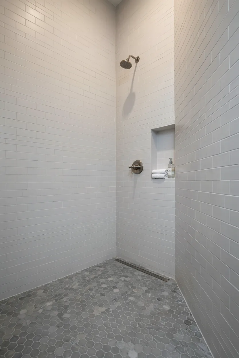 Corner Walk-In Shower