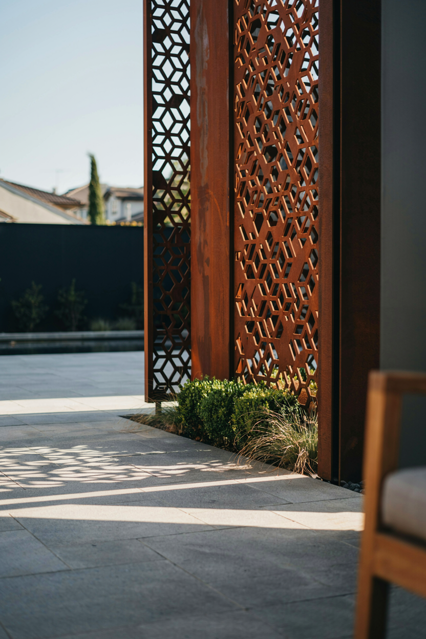 Corten Steel Privacy Panel