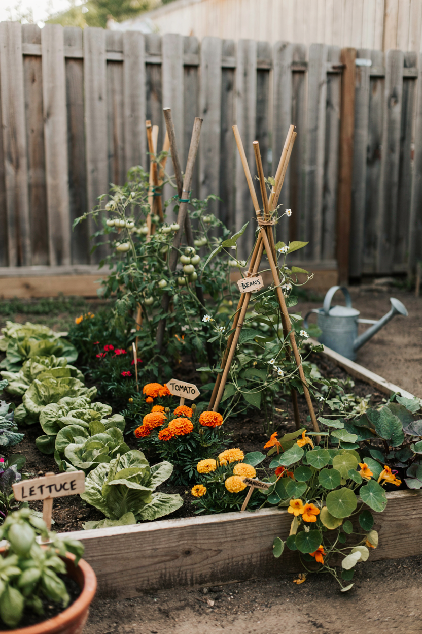 Cottage Garden Vegetable Patch