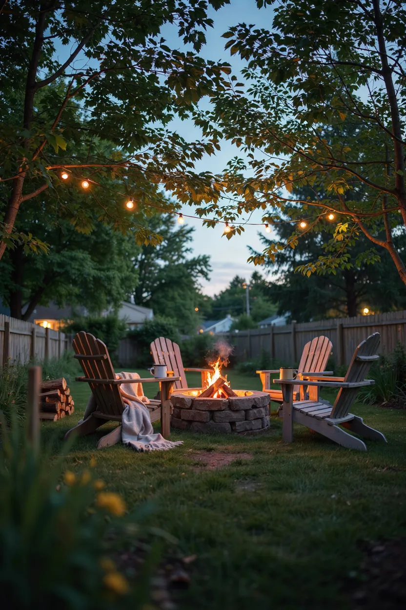 Cozy Fire Pit Corner