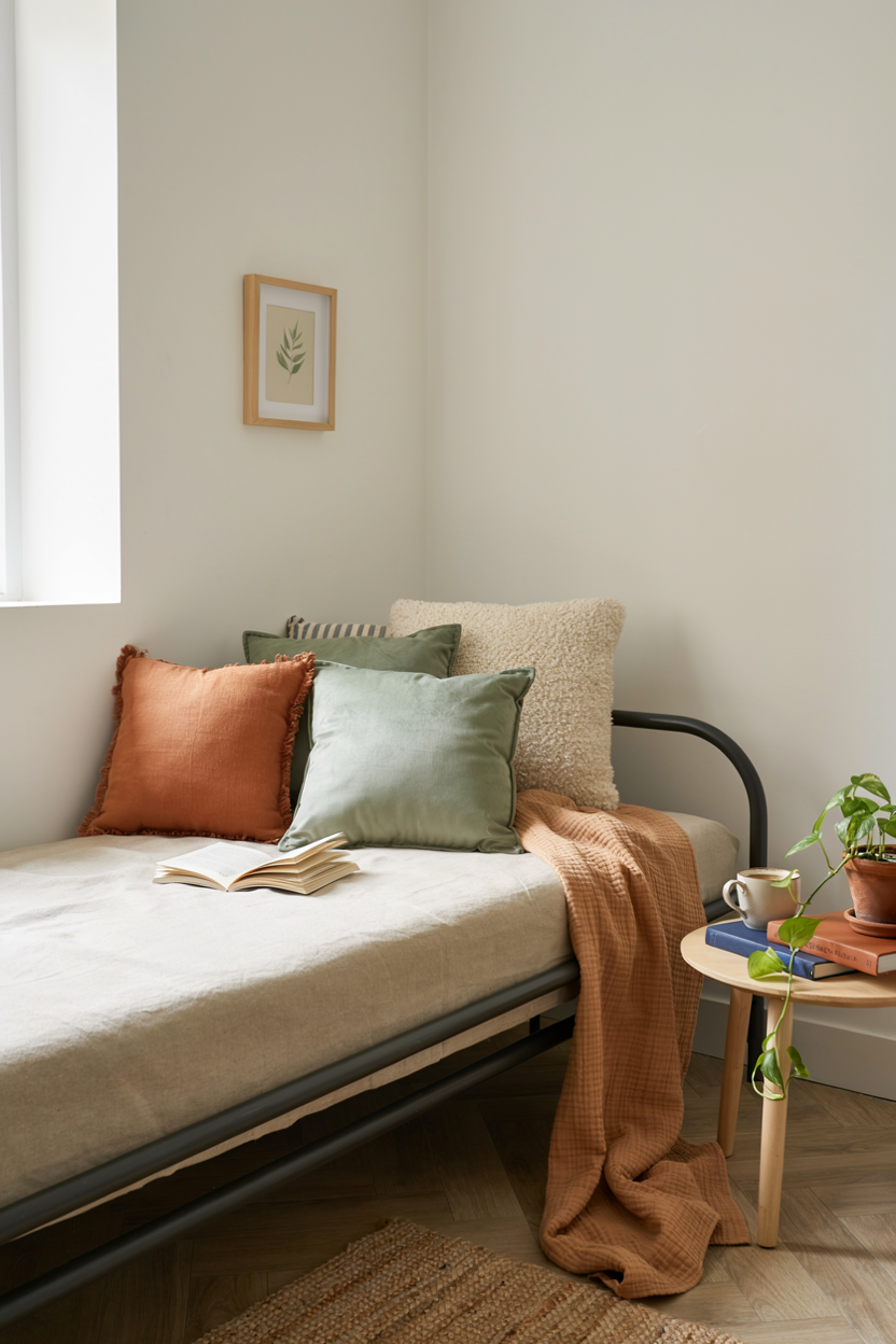 Daybed Doubling as Seating