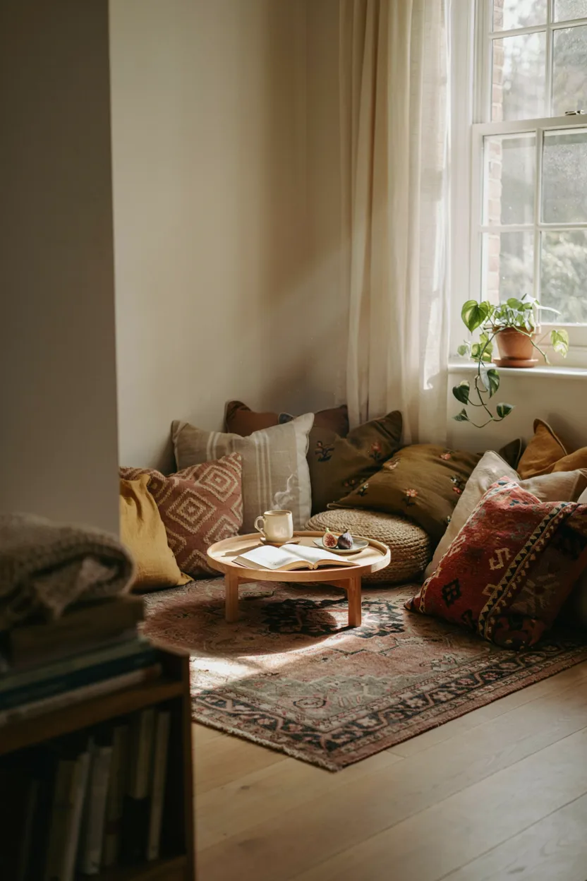 Floor Cushion Lounge Corner