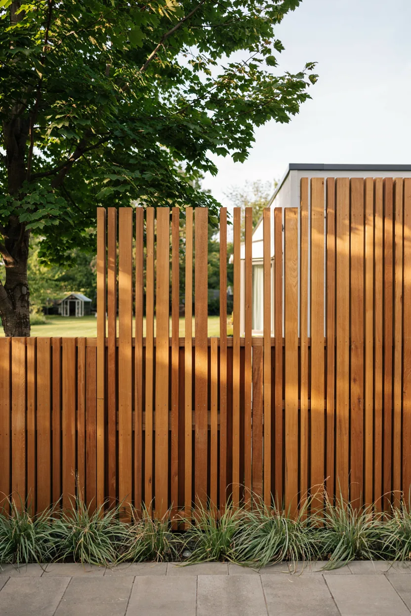 Horizontal Slat Fence Extension