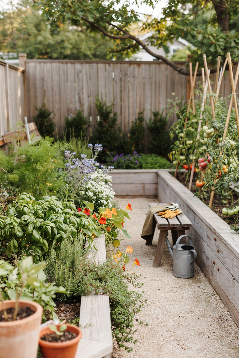 L-Shaped Corner Bed Layout