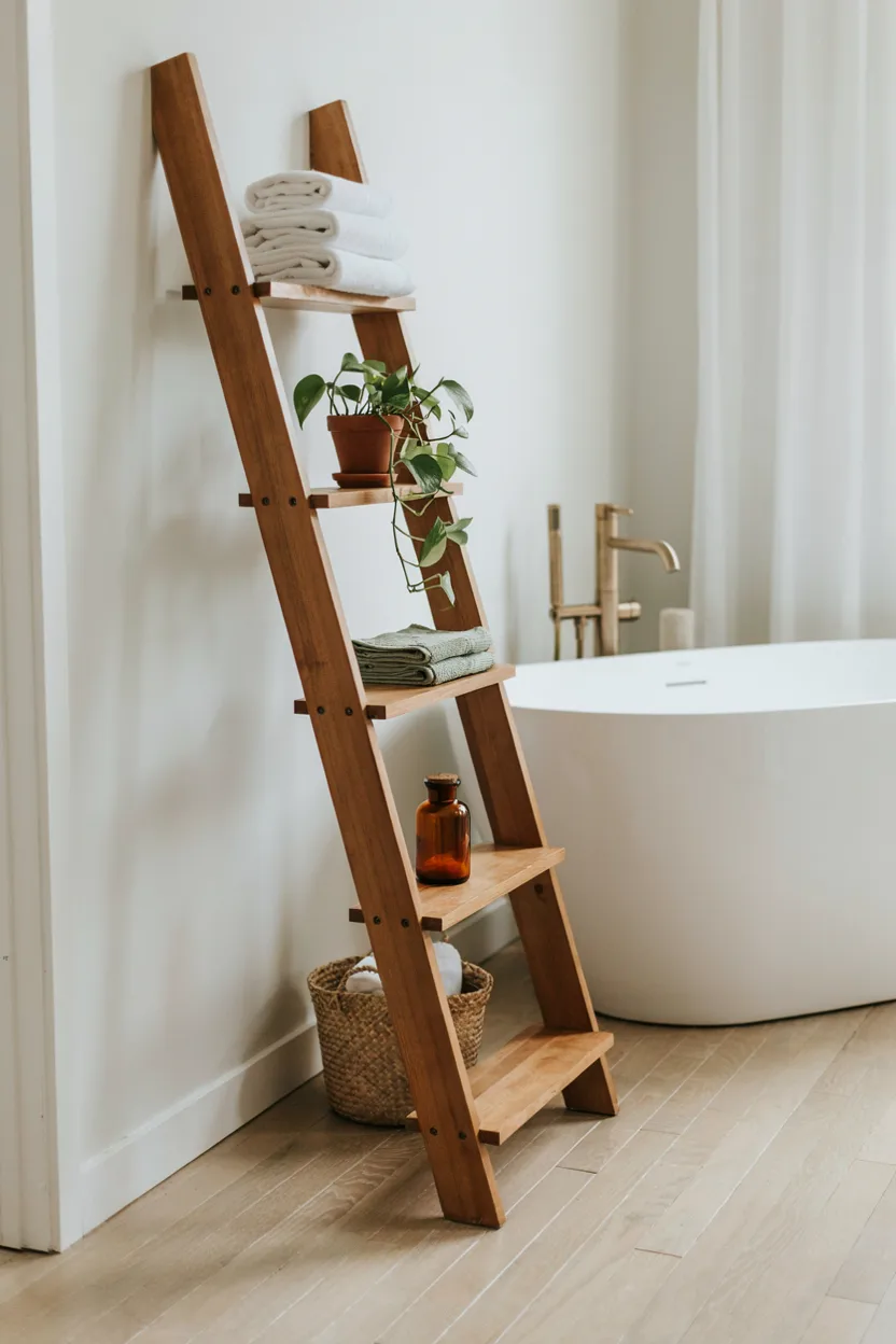 Ladder Shelf Storage