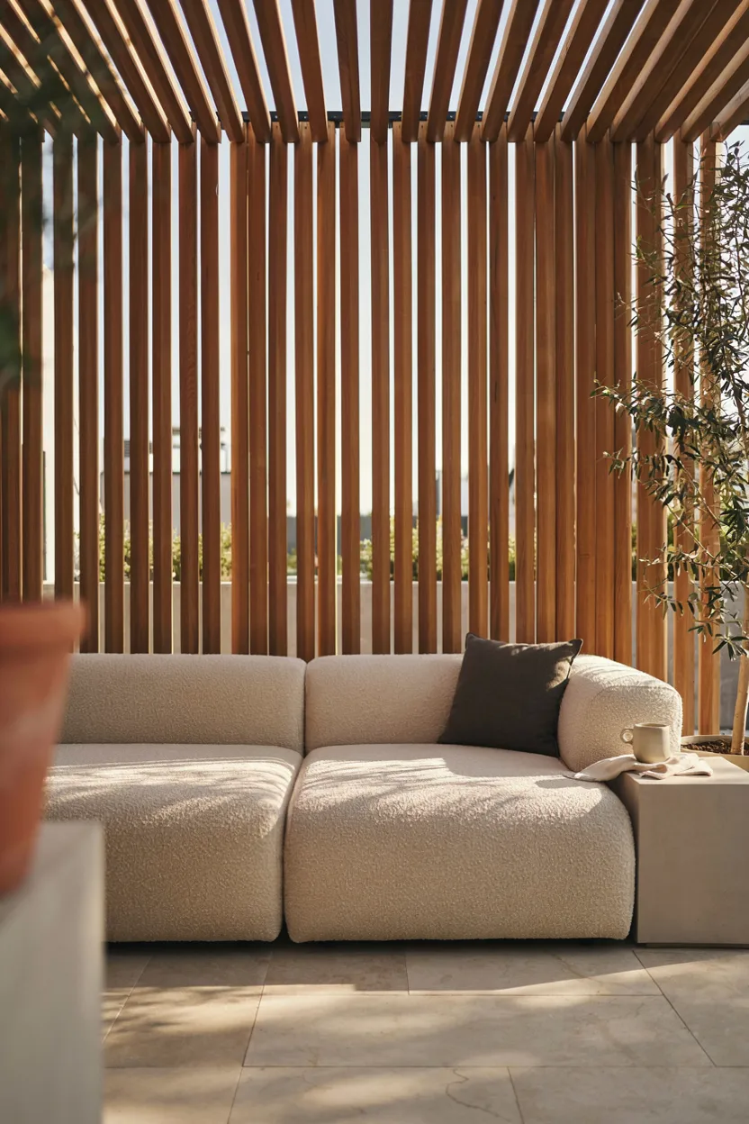 Louvered Privacy Panels