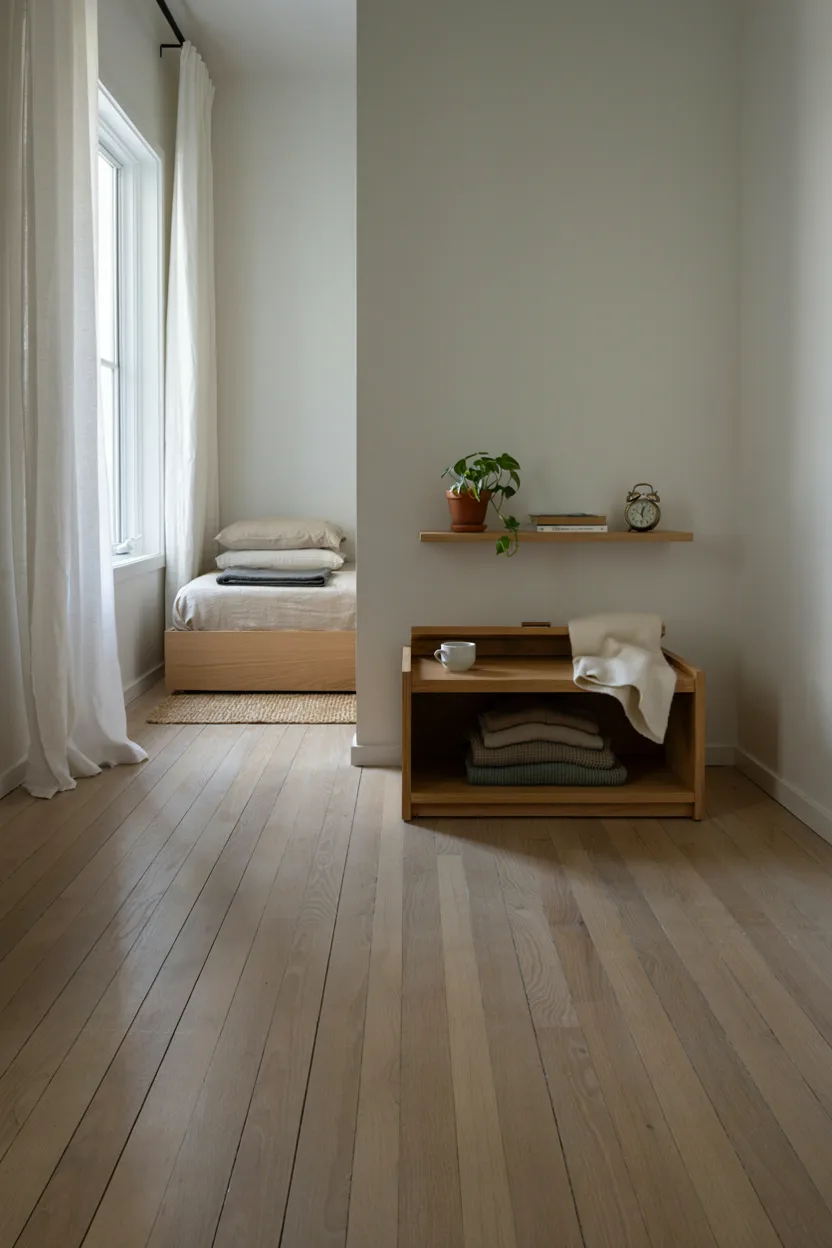 Minimalist Layout with Multi-Functional Furniture