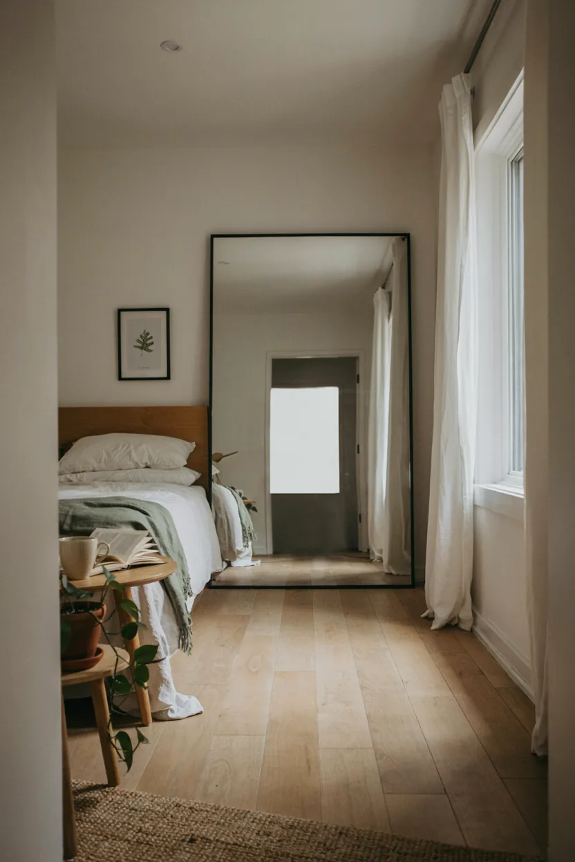 Mirror Placement to Expand Visual Space