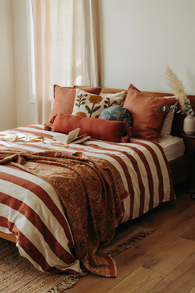 Mixed Print Bedding Layers