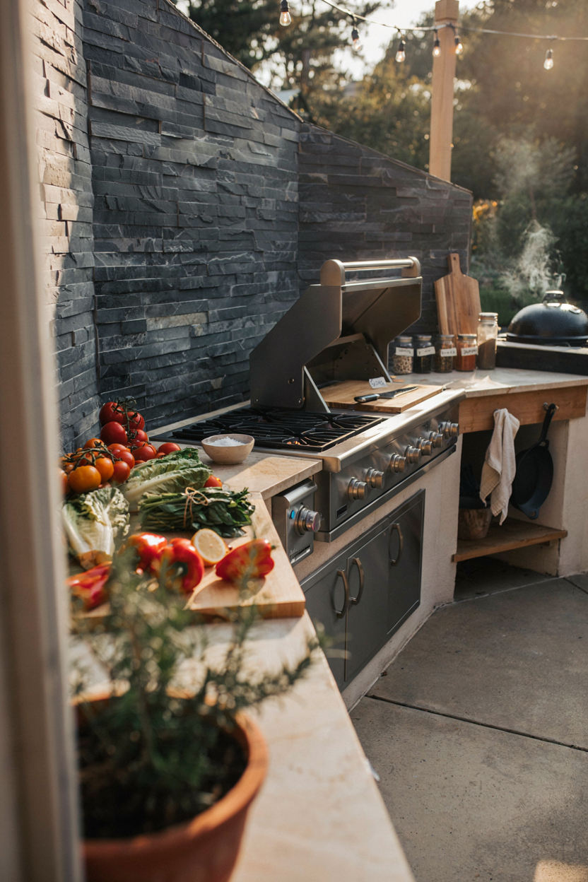 Outdoor Kitchen Corner