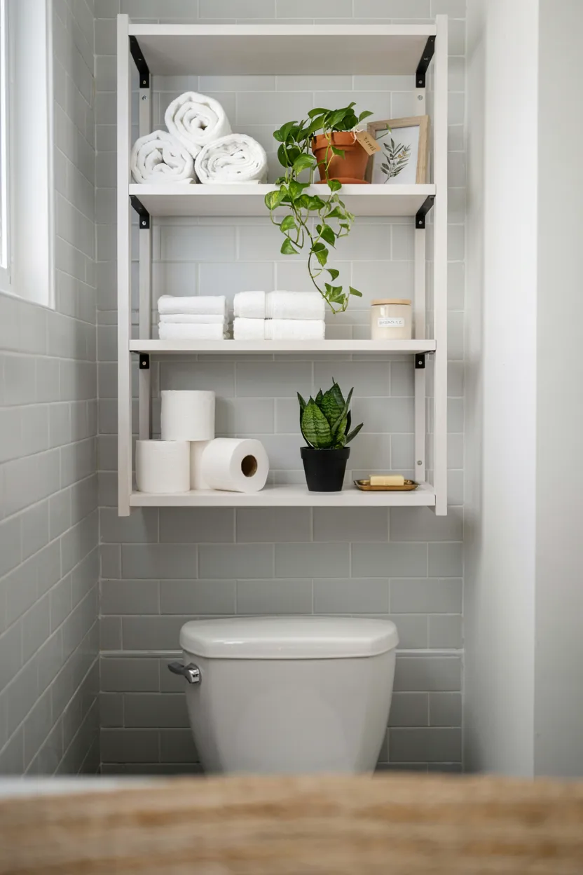 Over-the-Toilet Storage Shelf