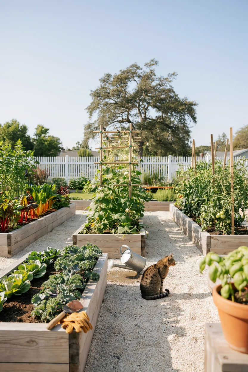 Parallel Row Raised Beds