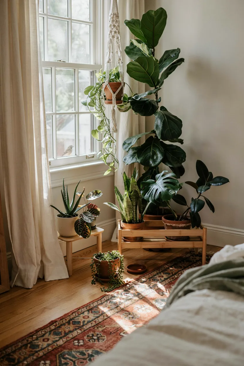 Plant-Filled Corner Jungle
