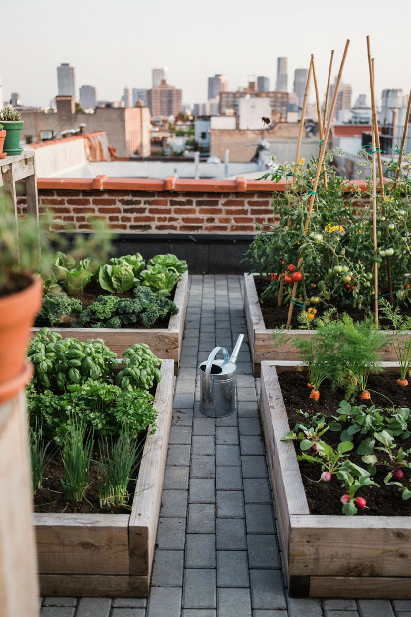 Raised Bed Grid for Small Yards