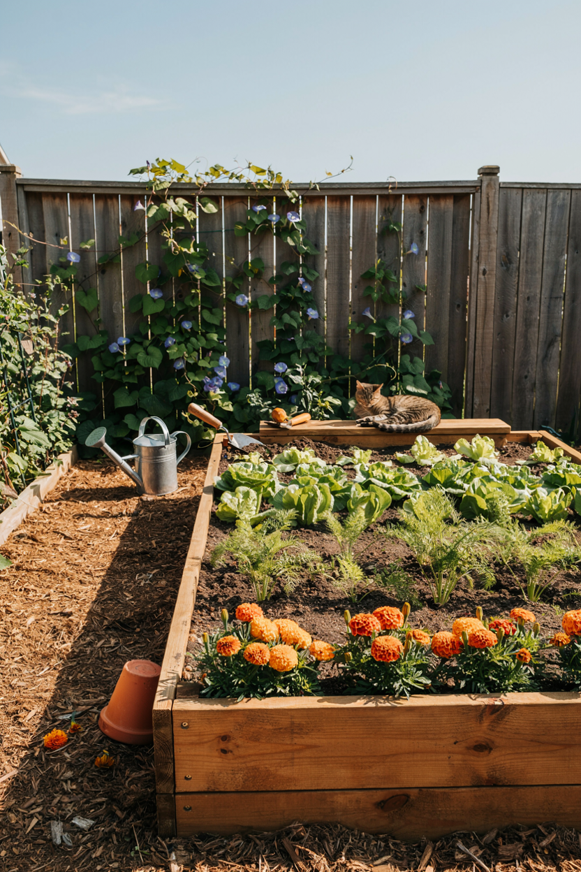 Single Rectangular Raised Bed