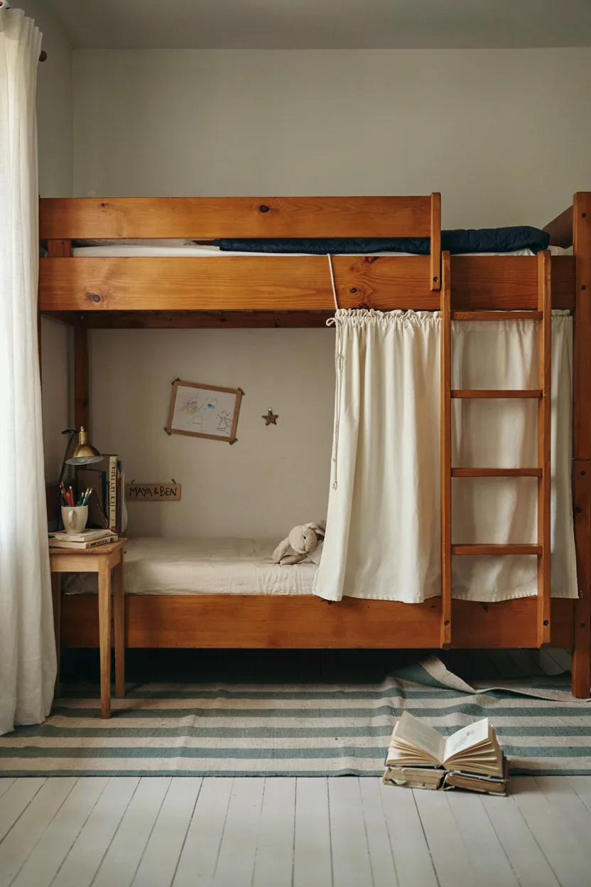 Small Bedroom with Bunk Bed Layout
