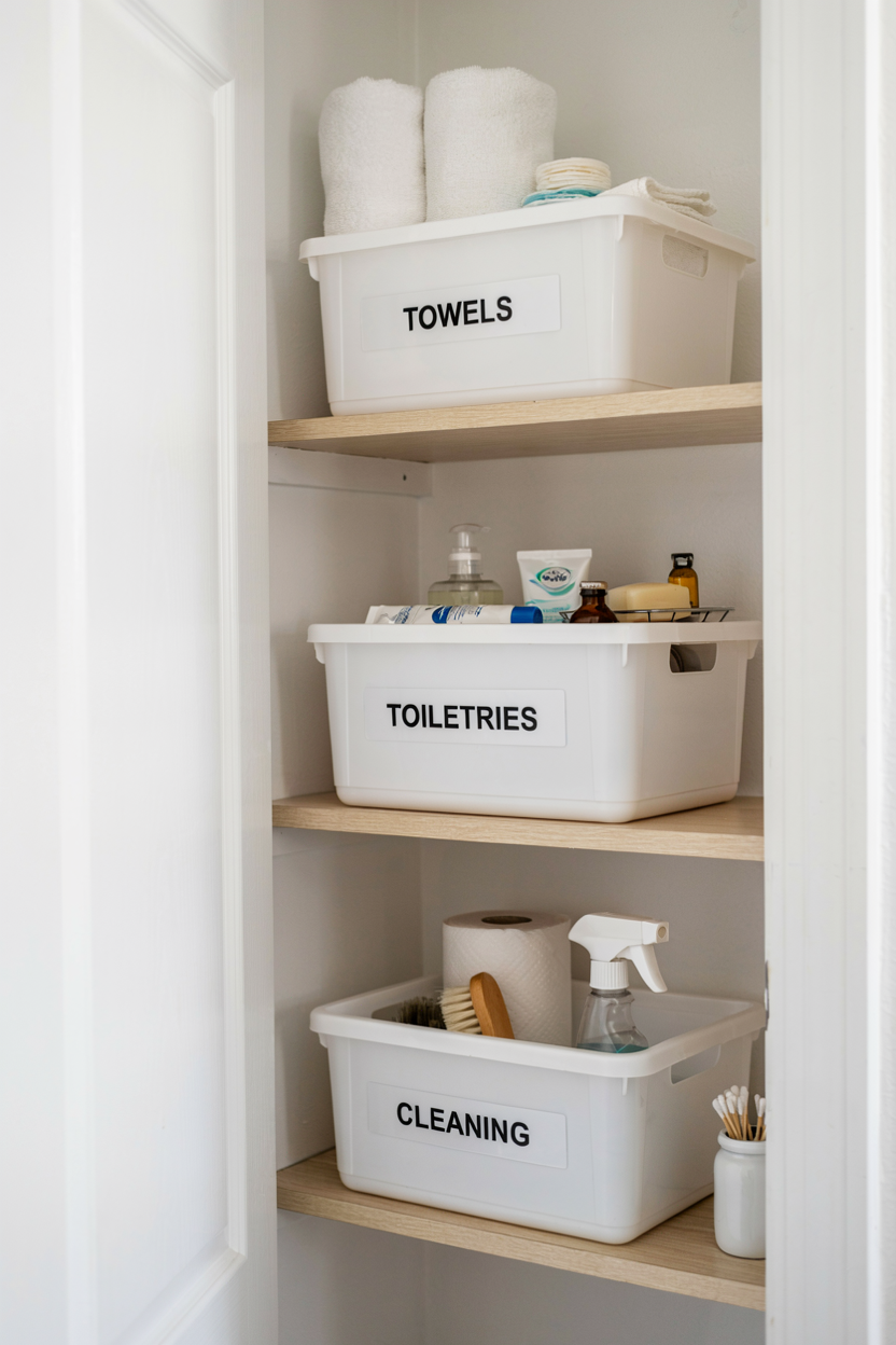 Stacked Storage Bins
