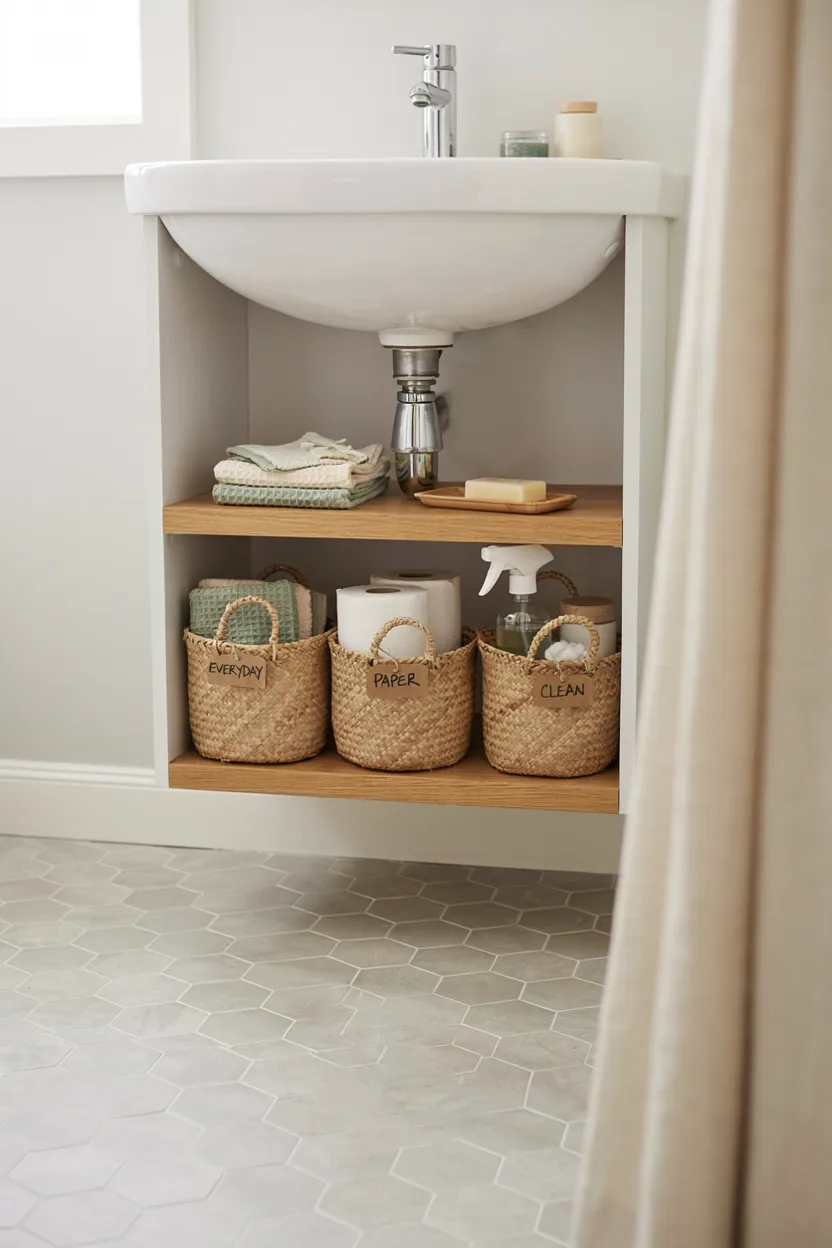 Under-Sink Basket Storage