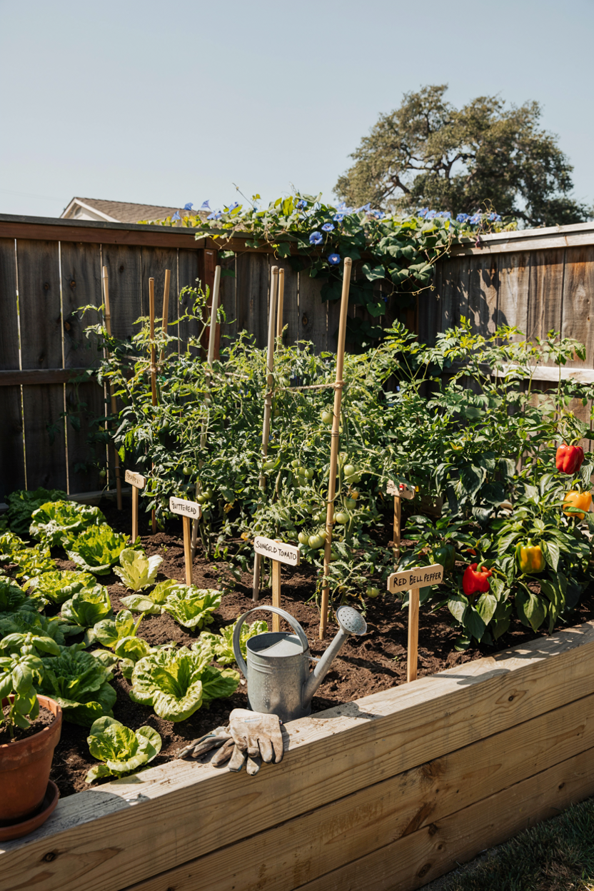 Vegetable Garden Corner
