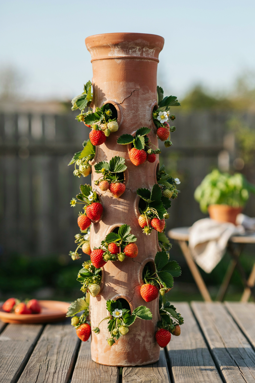  Vertical Strawberry Tower