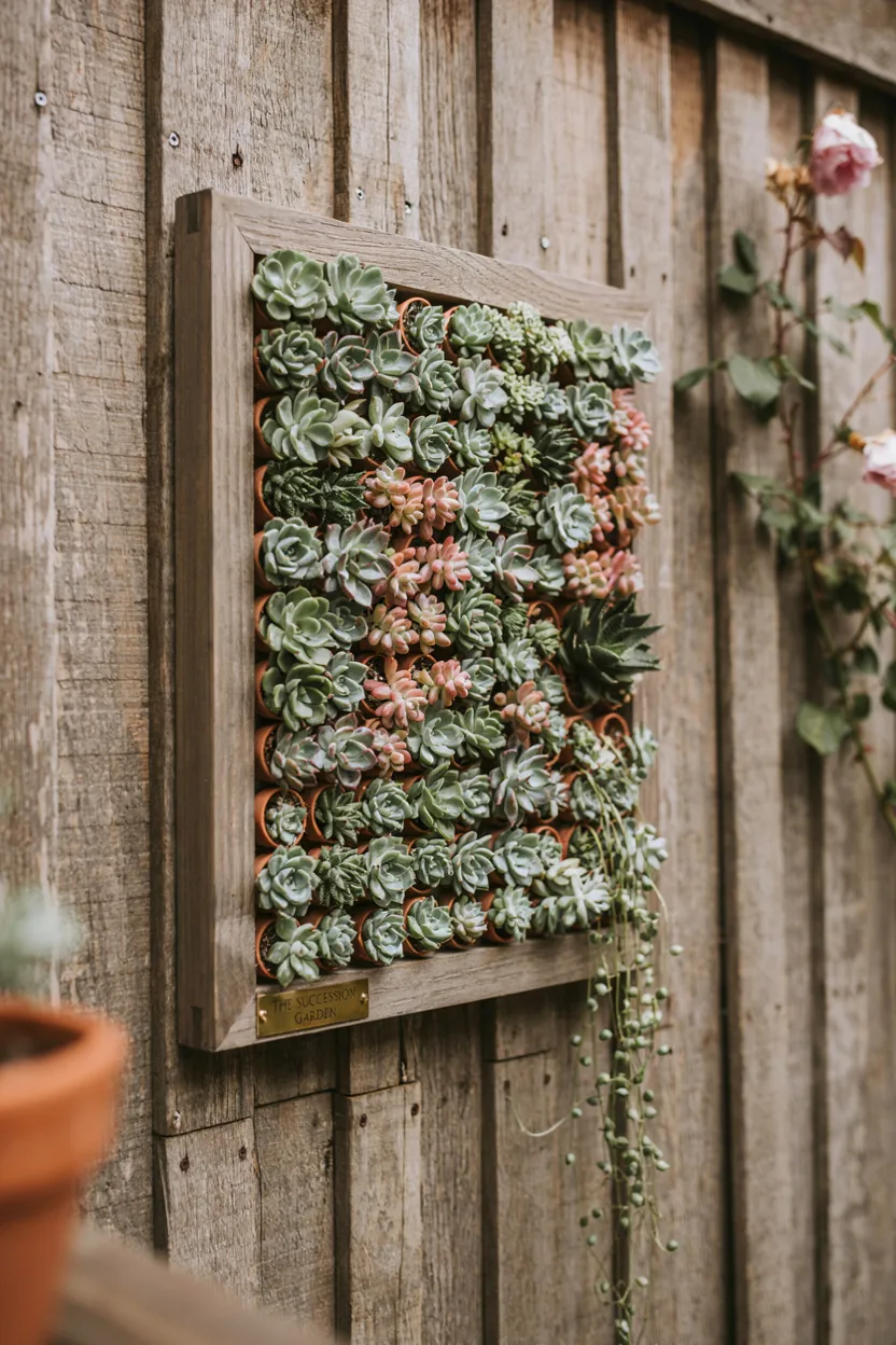 Vertical Succulent Wall Frame