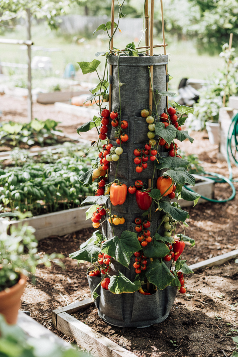 Vertical Vegetable Tower Garden