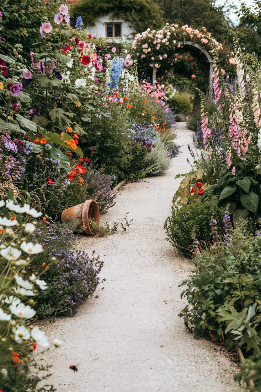 Winding Gravel Garden Path