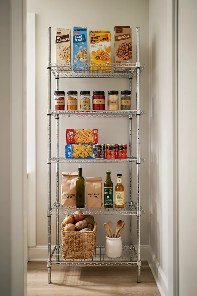 Adjustable Wire Shelving System