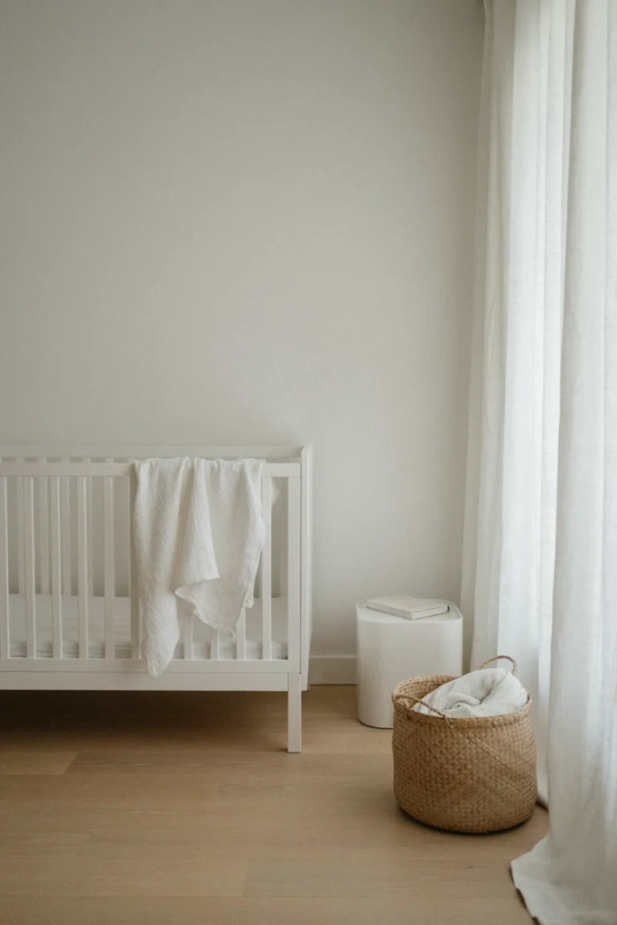 All-White Minimalist Nursery Foundation