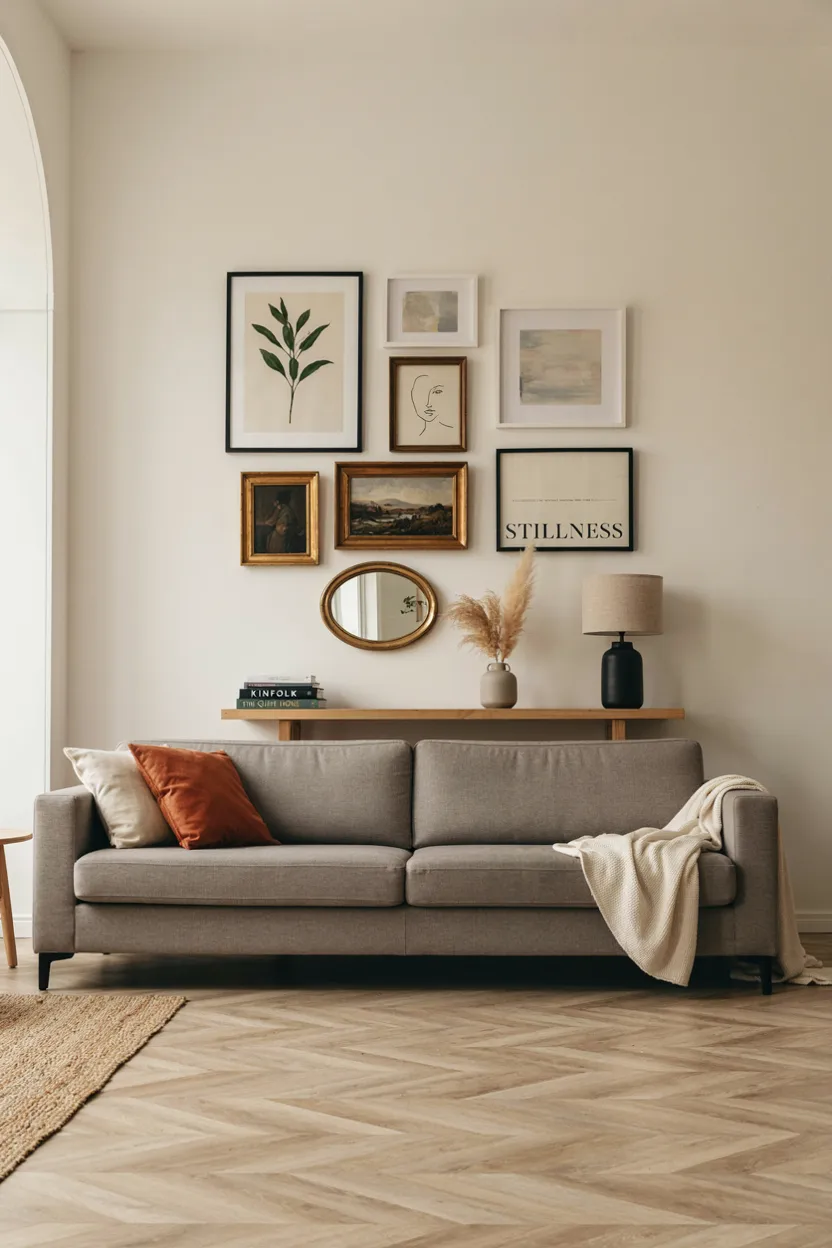 Asymmetrical Layout Wall