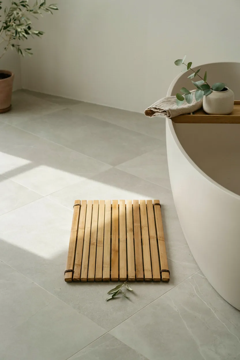 Bamboo Bath Mat