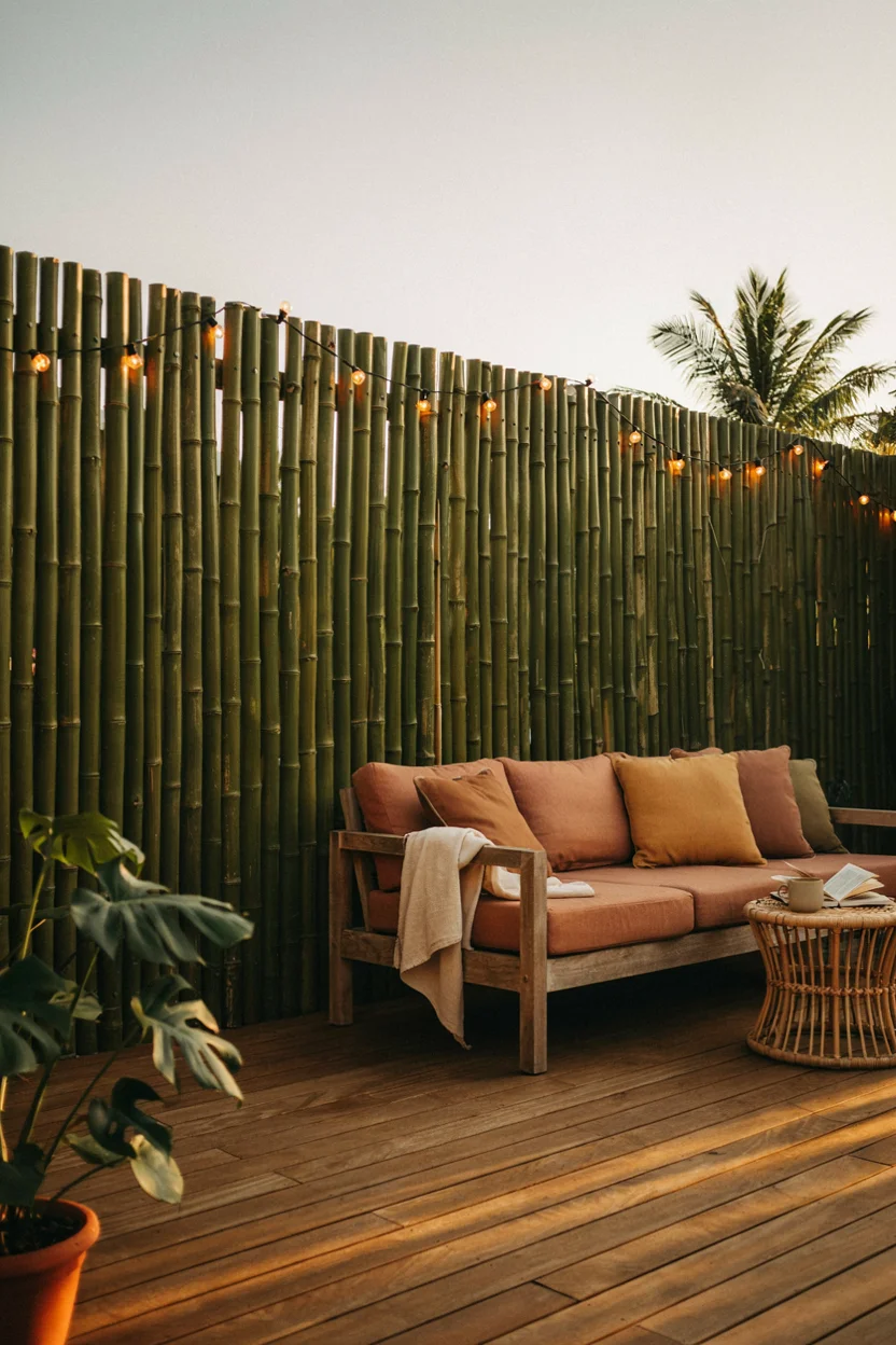 Bamboo Privacy Fencing