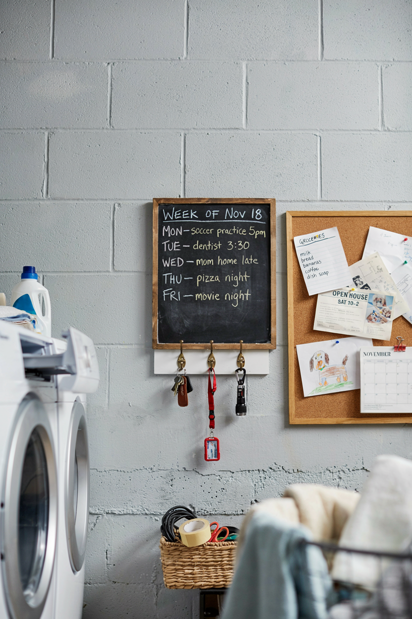  Basement Laundry Room Command Center