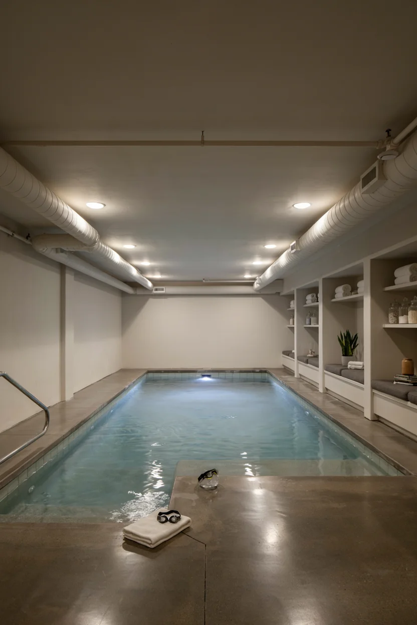 Basement Pools That Maximize Below-Grade Space