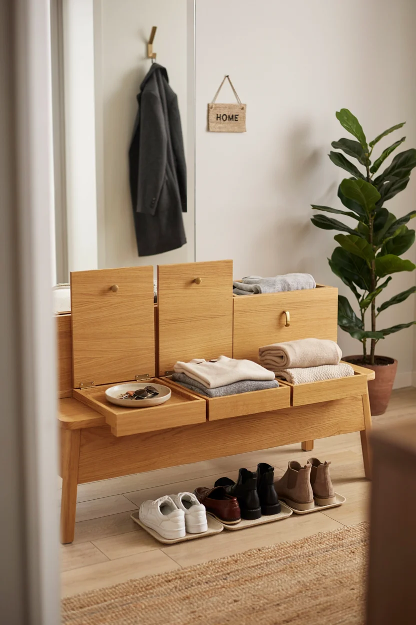  Bench Seating with Storage Underneath