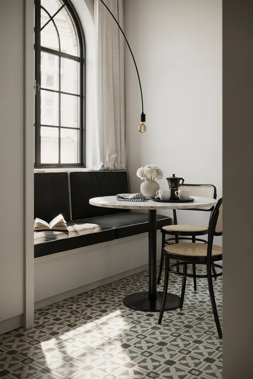  Black and White Nook