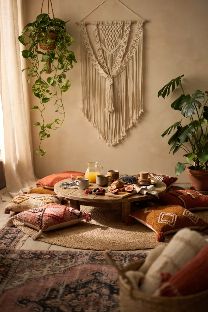  Boho Breakfast Nook