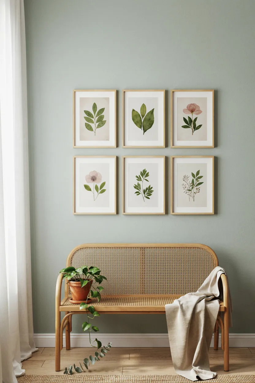 Botanical Print Wall