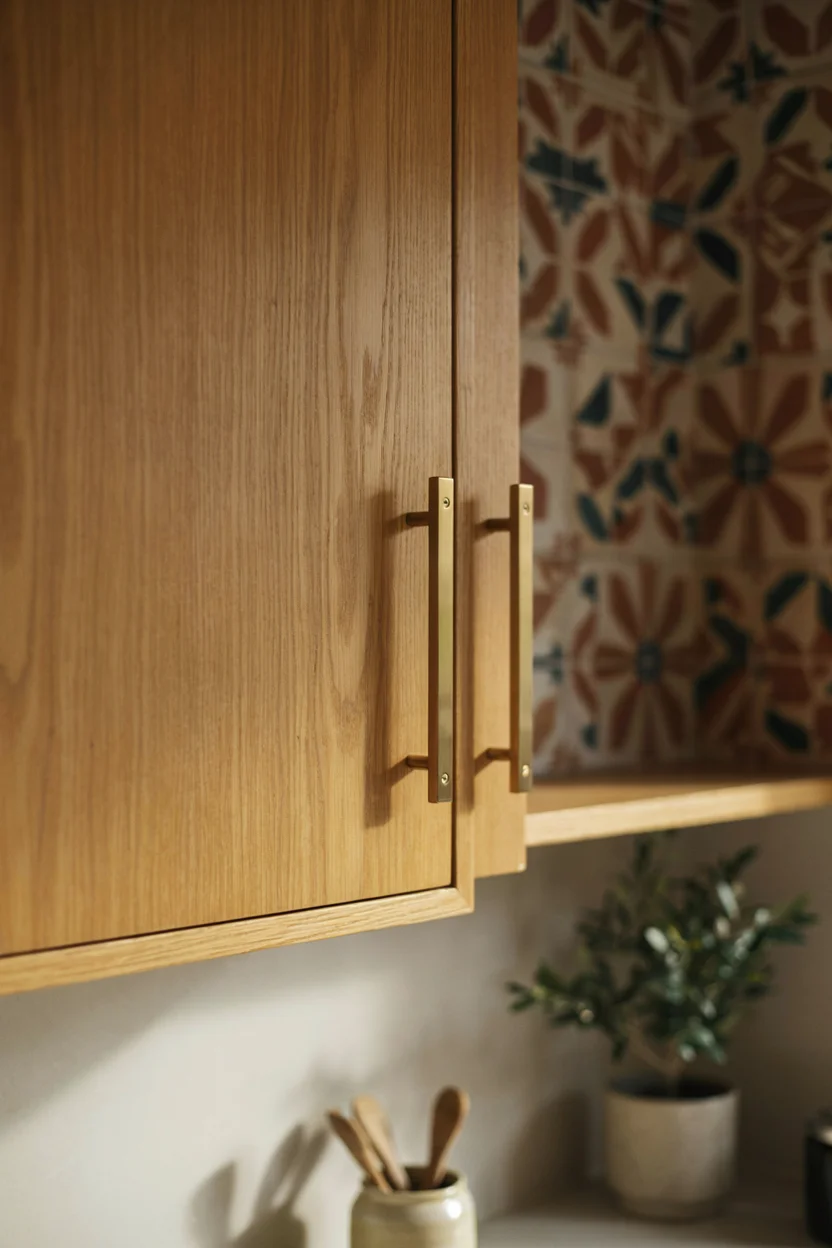 Brass Hardware Cabinet Update