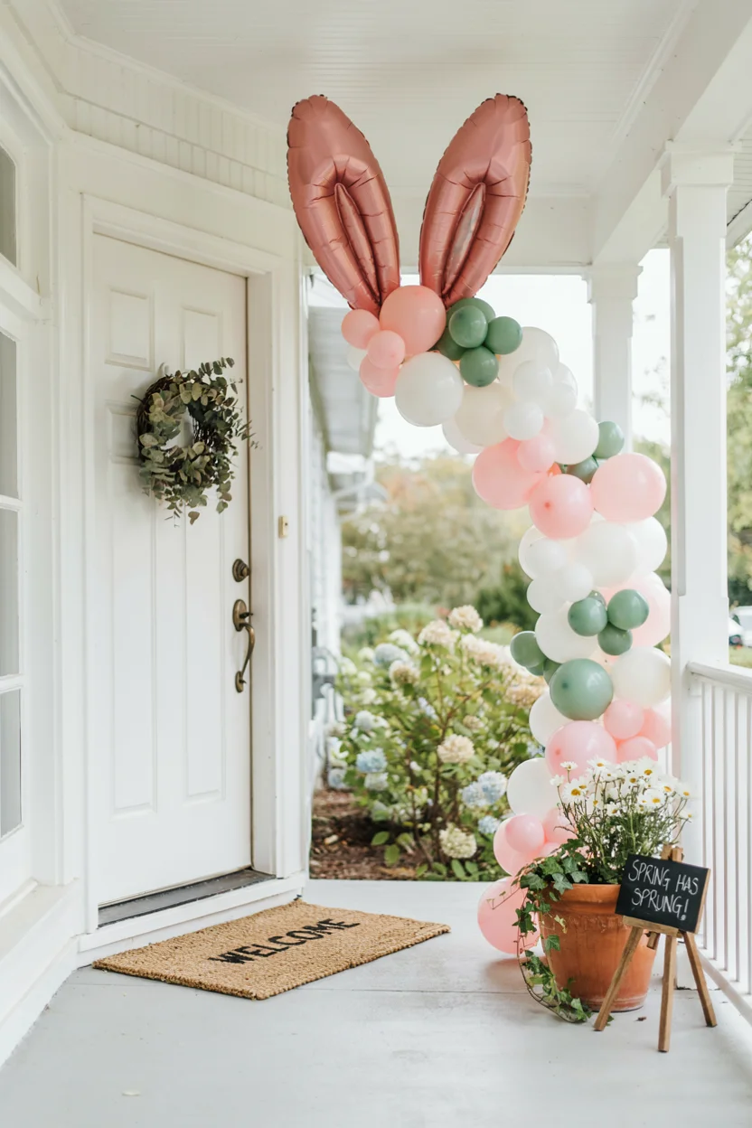 Bunny Ear Balloon Arch