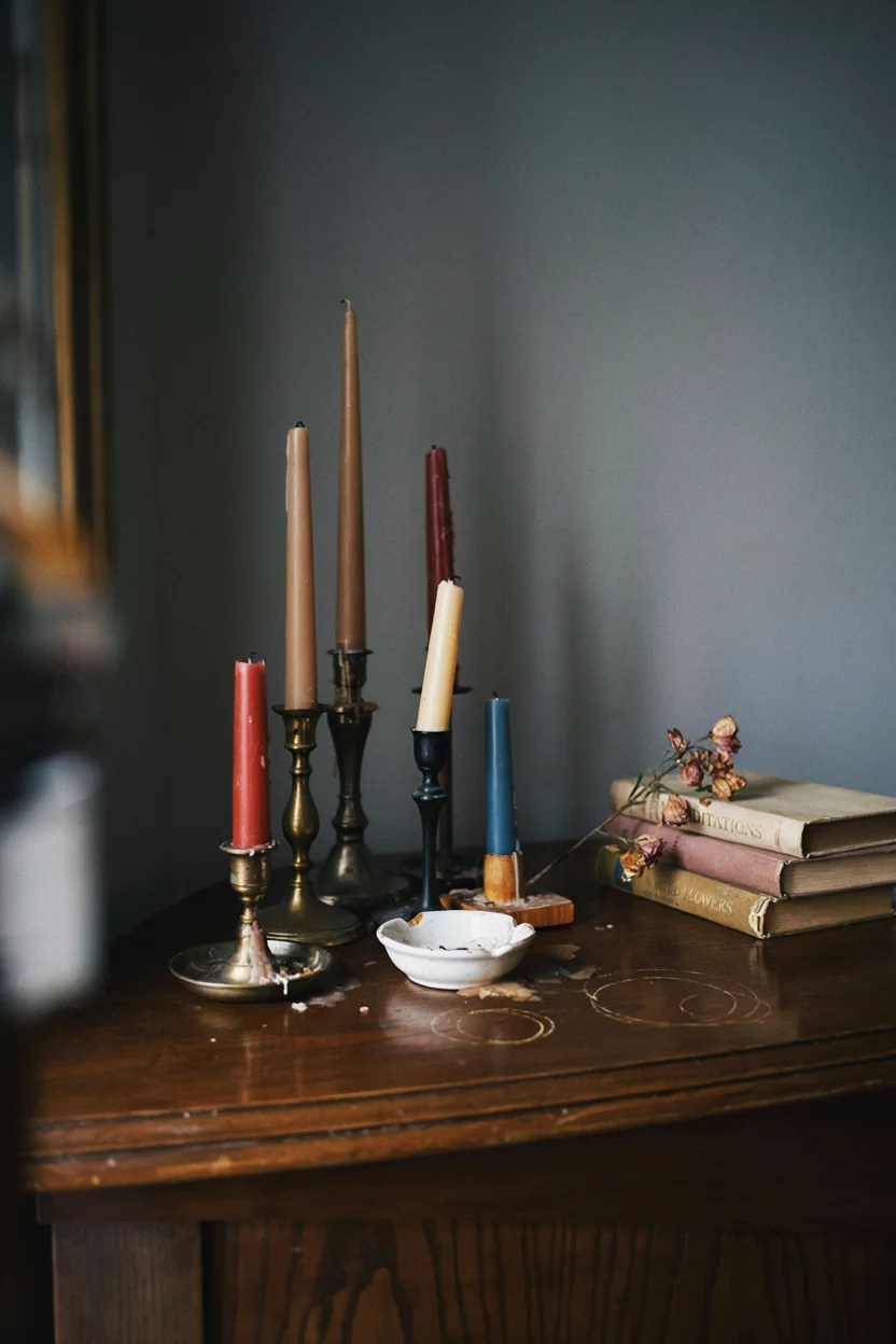 Candle Wax Drip Decor Adds Quiet Drama