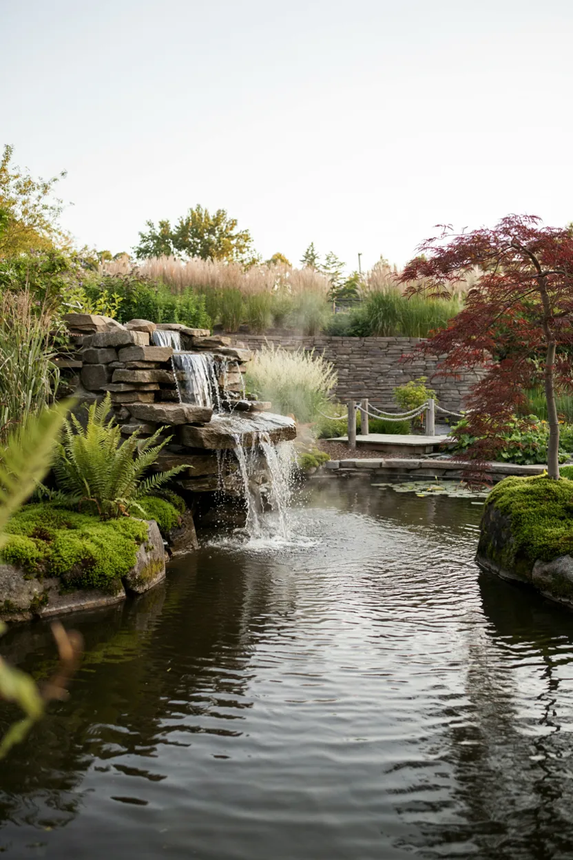 Cascading Waterfall Feature