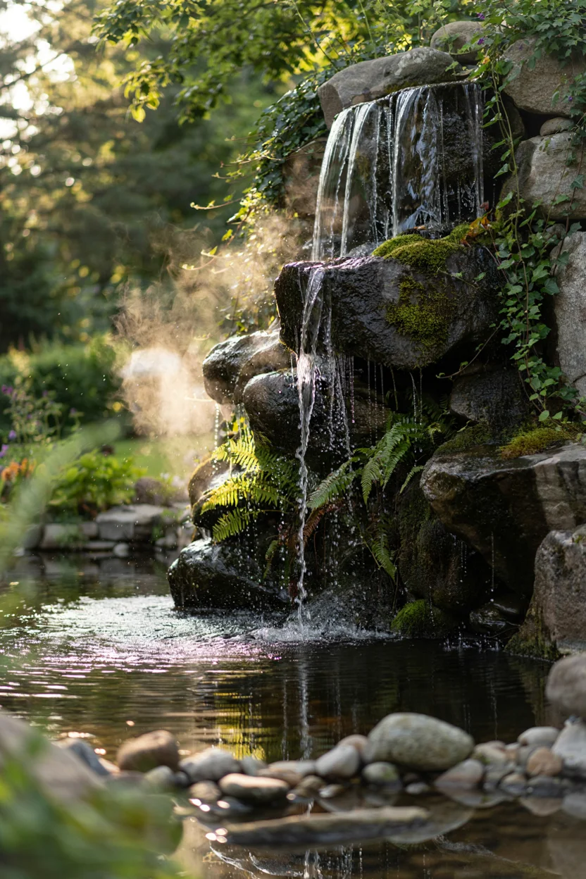  Cascading Waterfall Garden Pool
