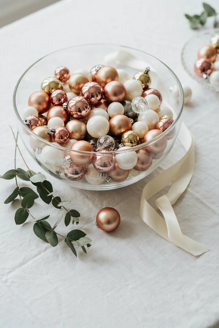 Champagne Ornament Bowl