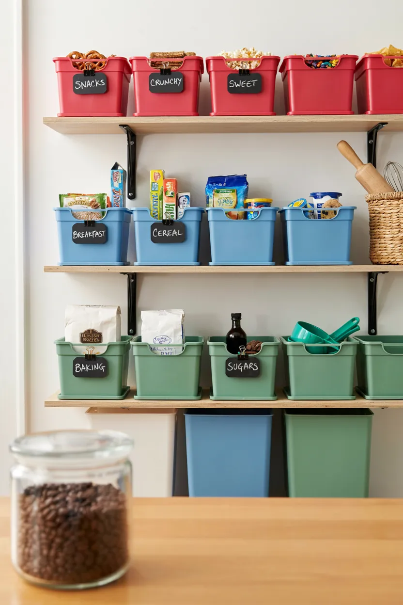 Color-Coded Bin Organization