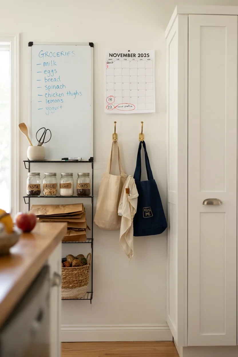 Command Center Pantry Wall Pantry Organization Ideas