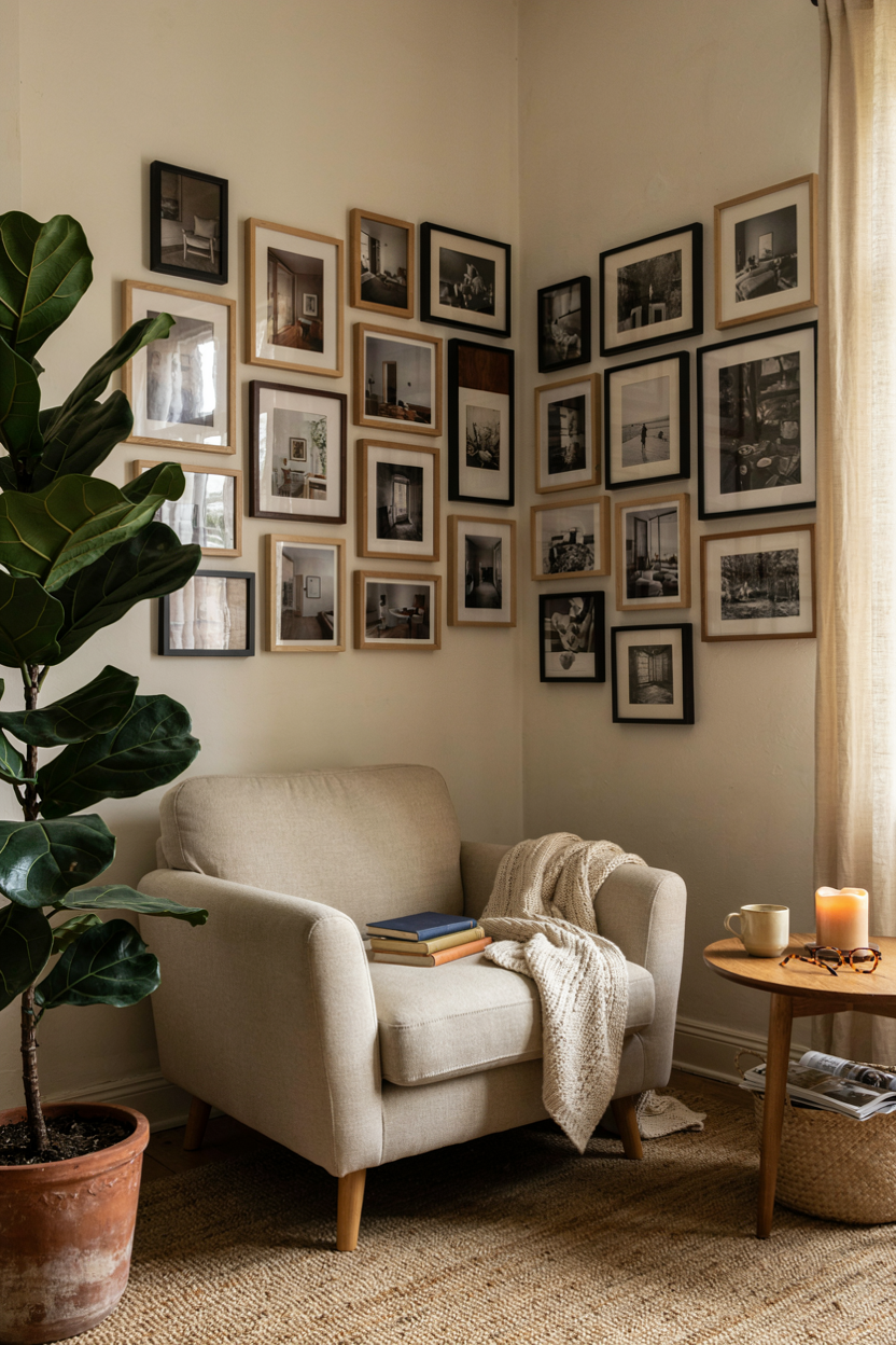 Corner Picture Wall